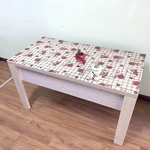 HM-018 Static PVC Sheet Table Cloths For Kitchen Dinning Tabletop Cover