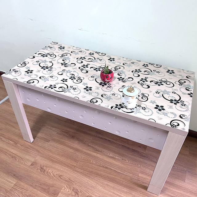 HM-007 Heat Resistant Printed Oil-Proof Table Cloth For Home Hotel Decor Plastic Table Sheet