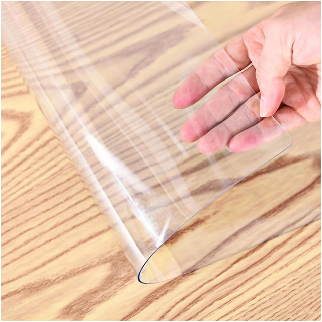 HM-005 High Temperature Resistant Clear Soft Glass Transparent Vinyl PVC Table Cloth Sheet Rolls